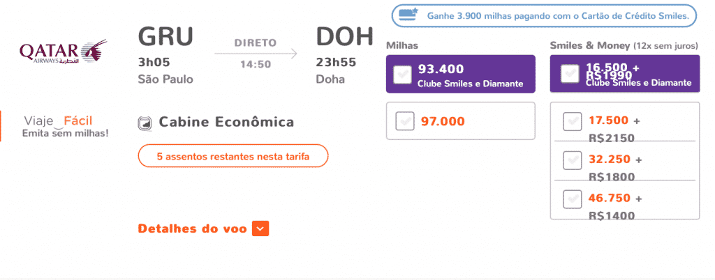 Emissão Qatar