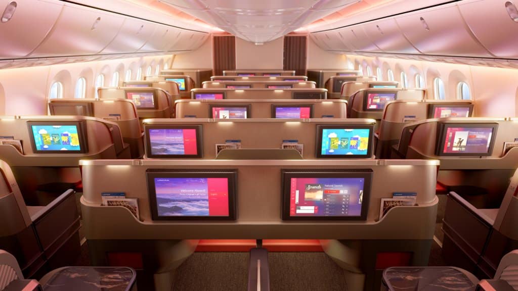 Nova cabine executiva da LATAM