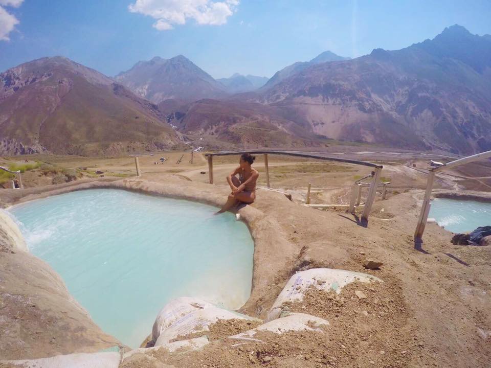 águas termais na Cordilheira dos Andes águas termais na Cordilheira dos Andes