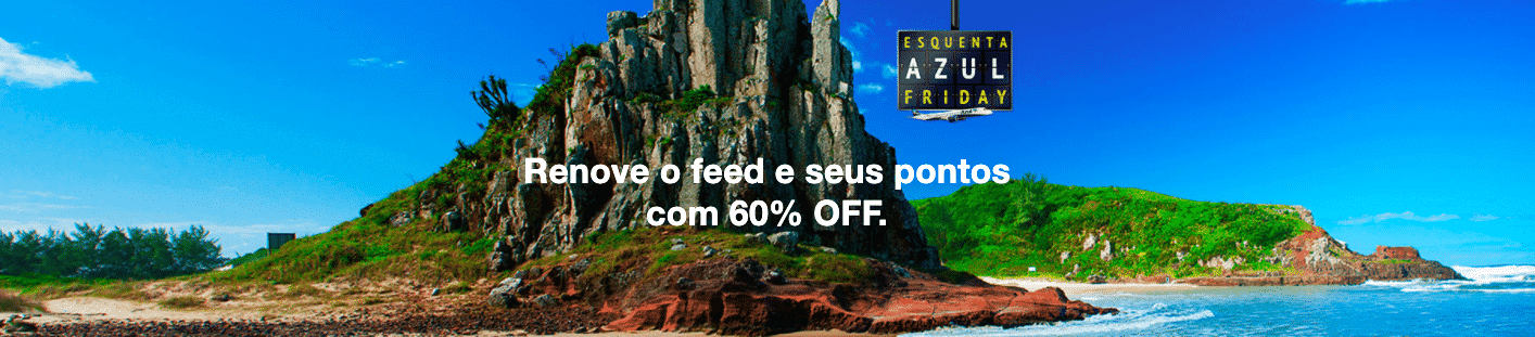 Reative seus pontos TudoAzul com 60% de desconto Reative seus pontos TudoAzul com 60% de desconto