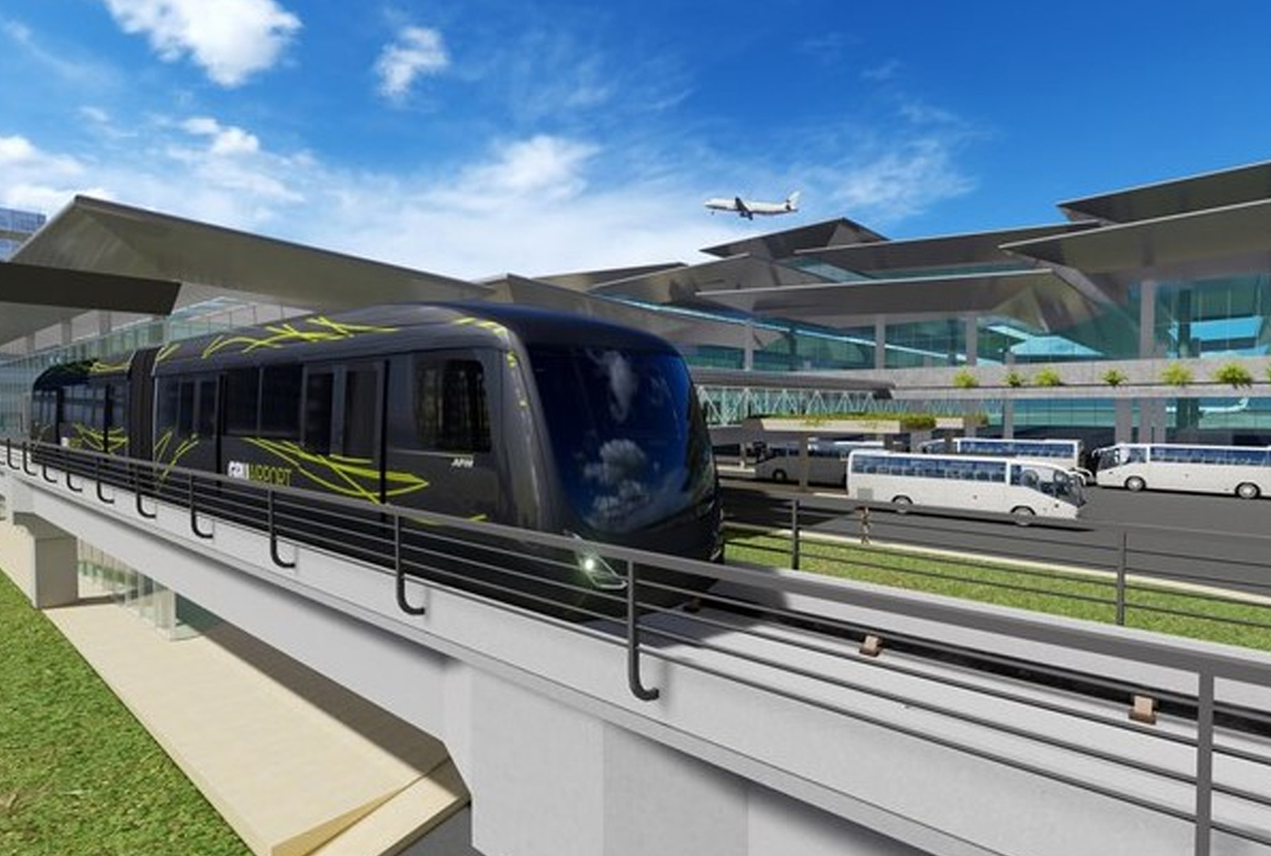 Aeroporto de Guarulhos contará com veículos sobre trilhos