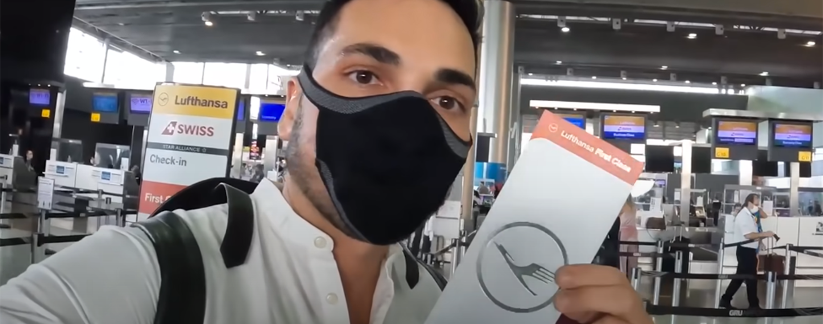Como é voar na primeira classe da Lufthansa