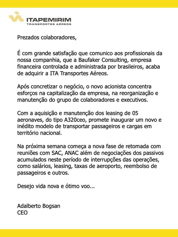 Venda da ITA