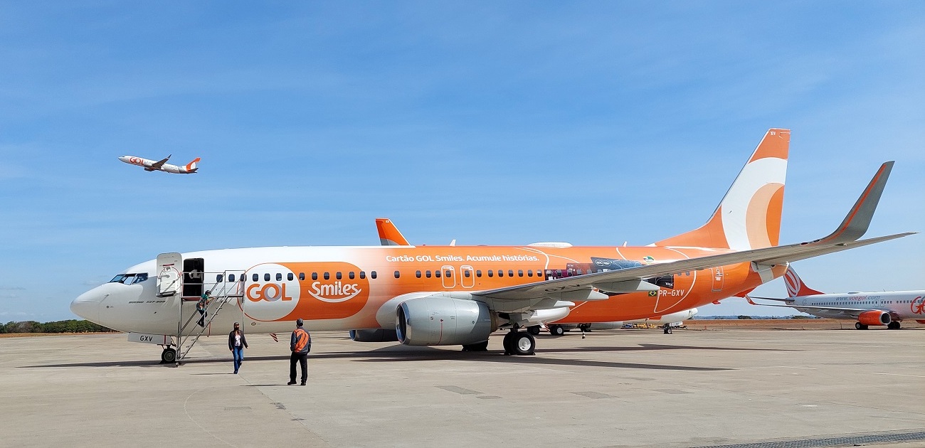GOL e Smiles divulgam aproximação com avião temático
