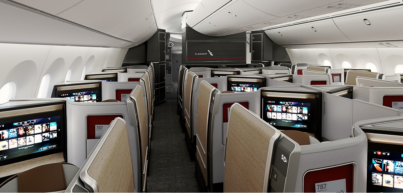 American Airlines terá assentos da Executiva com portas