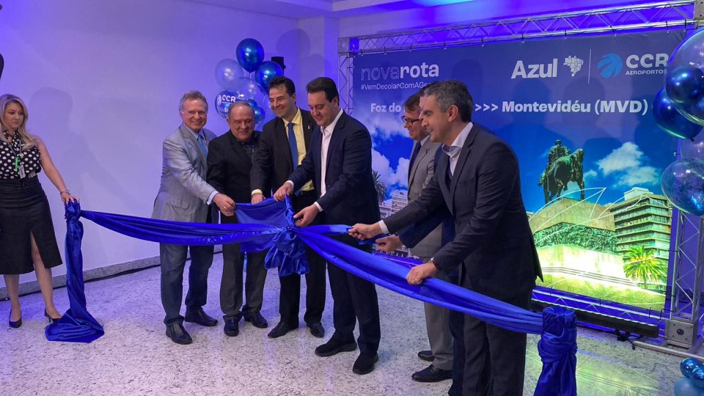 Azul passa a operar voos de Foz do Iguaçu a Montevidéu