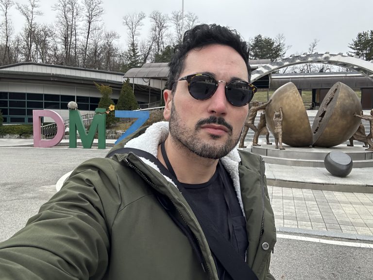Visitei a DMZ, fronteira entre as Coreias do Sul e do Norte