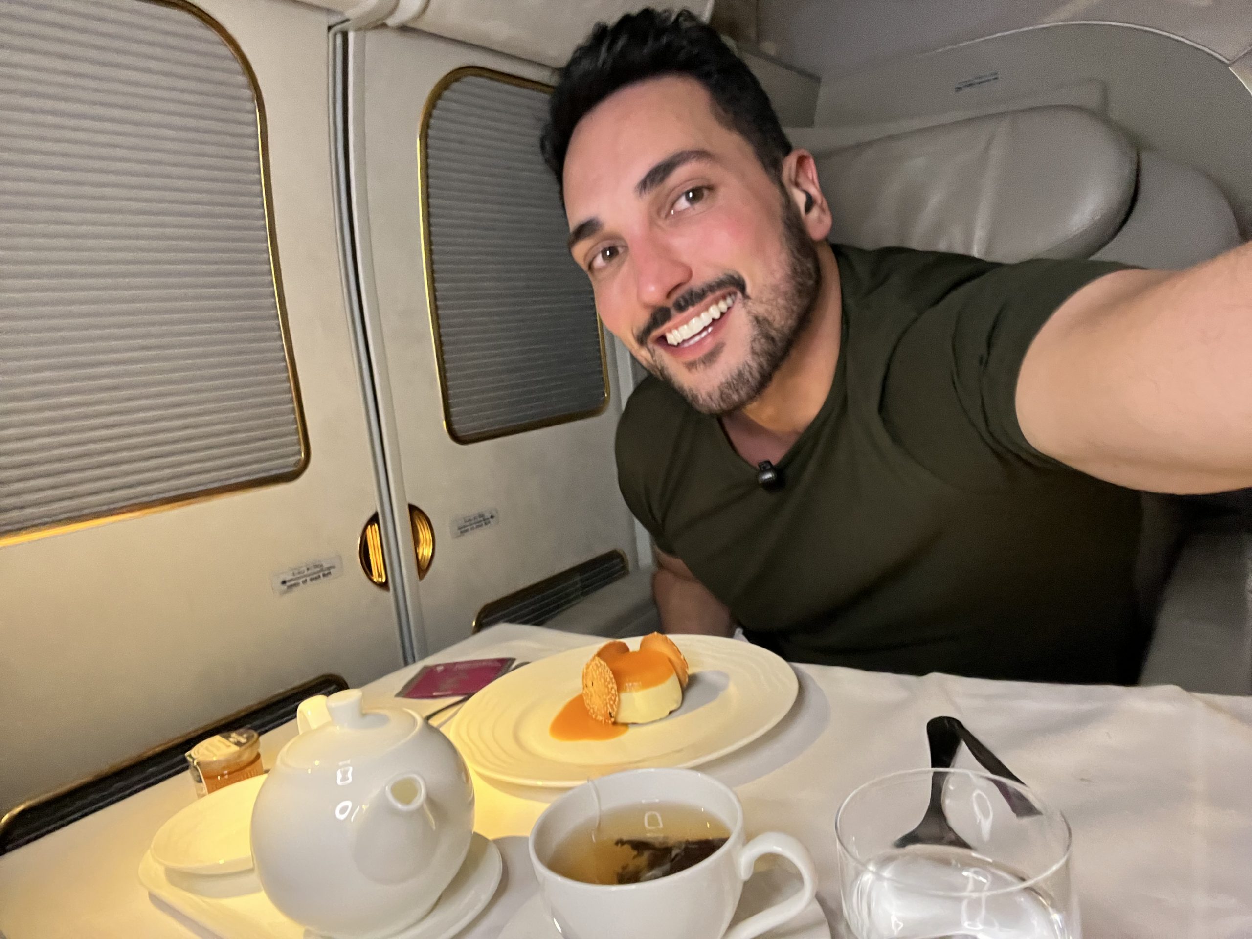 Passei mais de 30h na First Class do maior avião do mundo