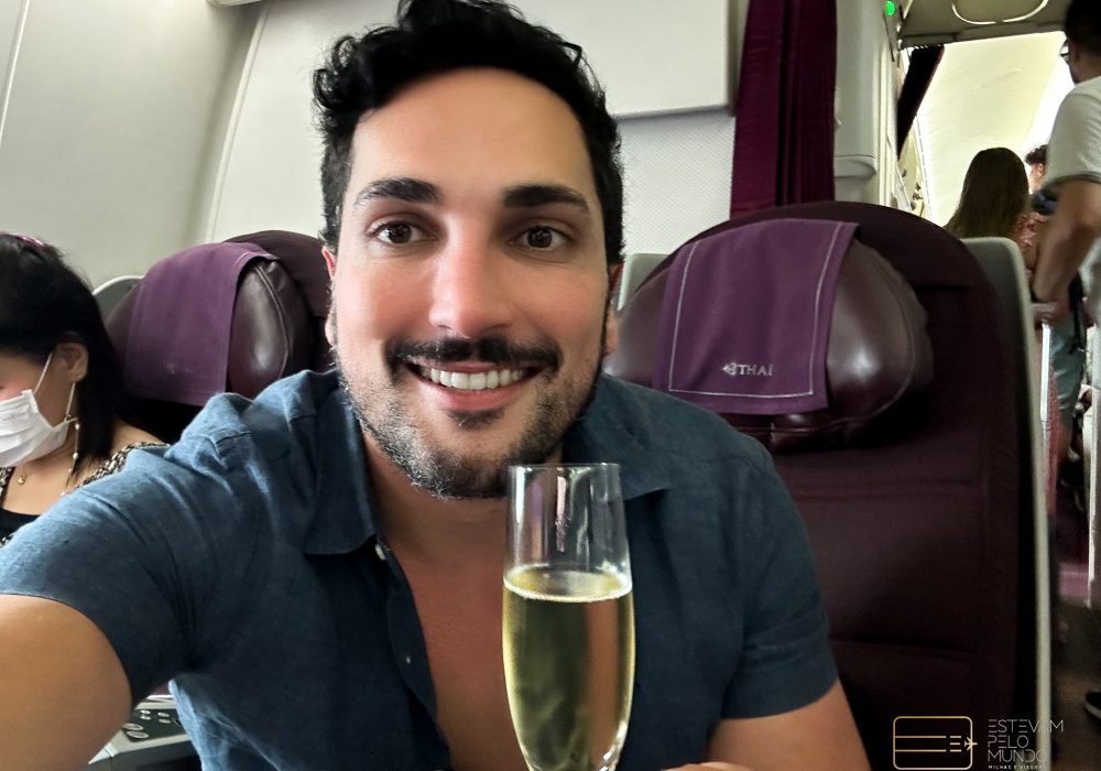 Como é a classe executiva da Thai Airways