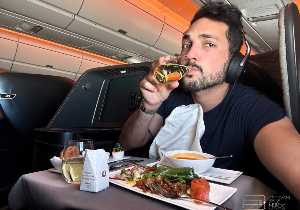 Como é voar na executiva da Turkish do Bahrain para o Brasil