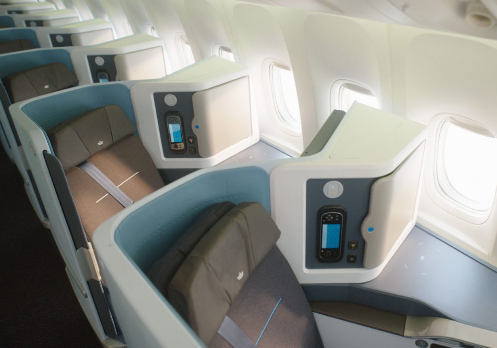 Novas cabines da KLM para voos de São Paulo a Amsterdã