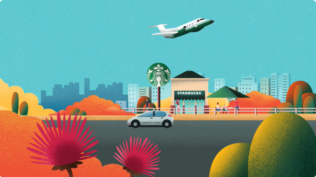 Starbuck coffe aeroporto Priority Pass e LoungeKey