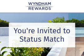 Wyndham Rewards nova campanha de status match