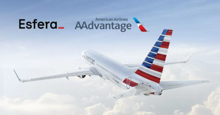 Envie pontos Esfera para AAdvantage – exclusivo para clientes Clube Esfera