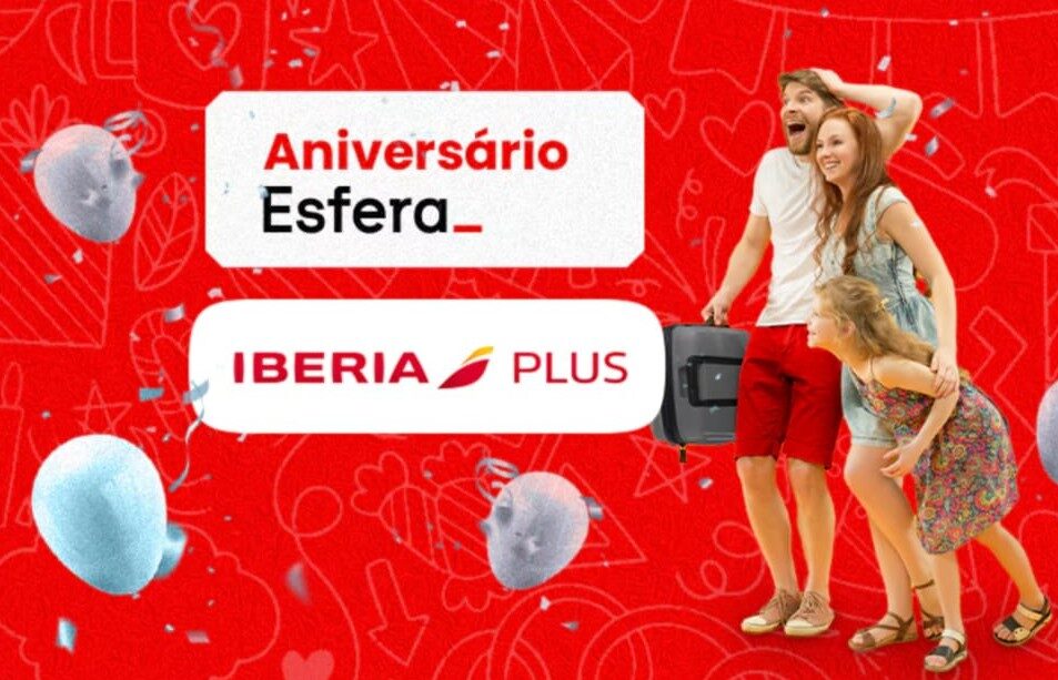 Envie pontos Esfera para o Iberia Plus com até 30% de bônus