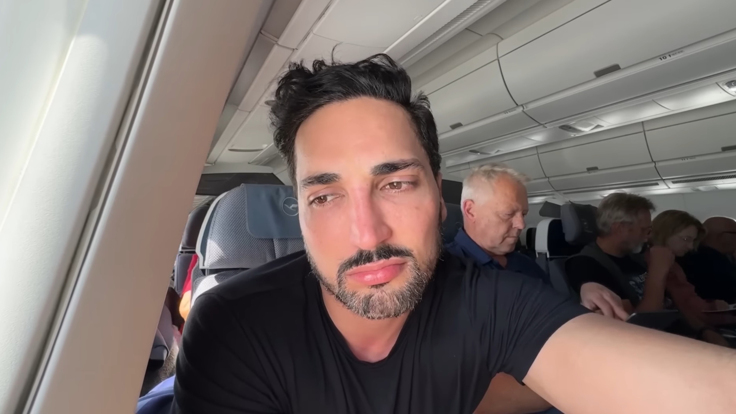 Voando na Premium Economy da Lufthansa