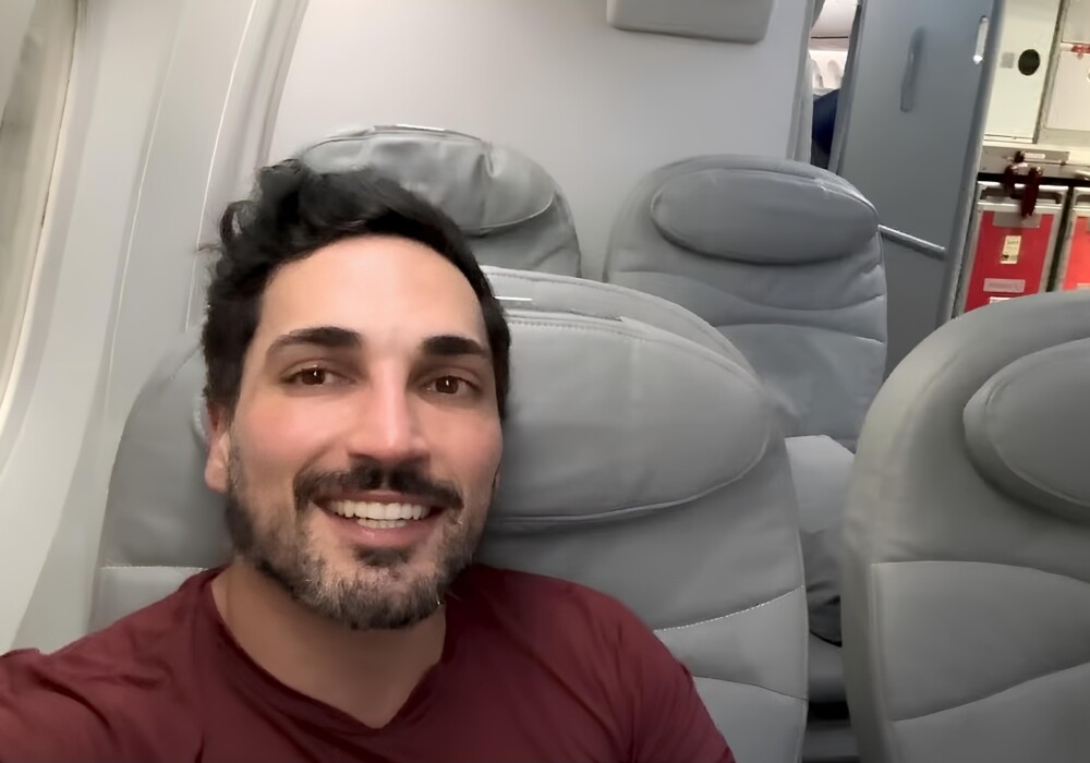 Executiva da Avianca da Colômbia ao Brasil – versão antiga da cabine