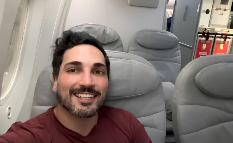 Executiva da Avianca da Colômbia ao Brasil – versão antiga da cabine