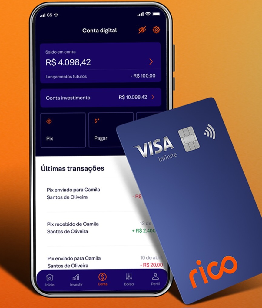 Cartão Rico dá pontos e salas VIP
